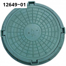 Люк полимерно-песчаный (полимерпесчаный) тип Л круглый, ПП d = 770мм